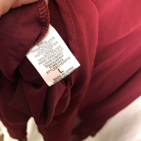 BLVD Mustard Asymmetrical Dress size Large NWT - Picture 14 of 15